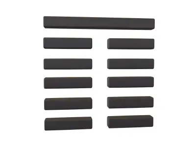 I Ching Hexagrams 23 bo v1 001 Low-poly 3D model