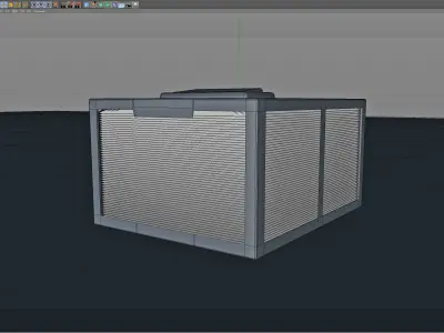 Retro Style Window Air Conditioners 3D model