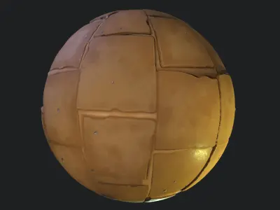 Stylized Desert Tiles Material 07 - Substance 3D Designer Texture