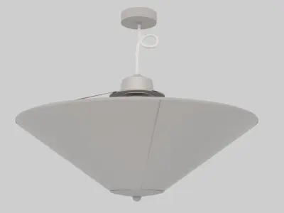 ceiling lamp with bulb  3D model