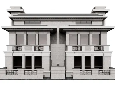 Villa Block 01 3D model