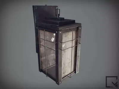 Metal Lantern  Free 3D model