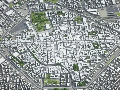 Reggio Emilia  Low-poly 3D model