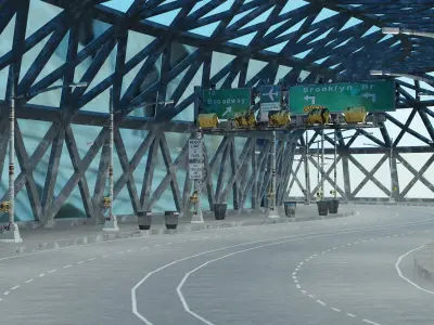 Geometry Nodes Road Generator 3D model