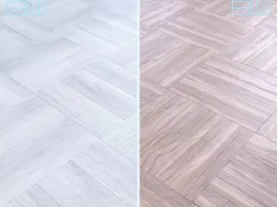 Parquet - Laminate - Wooden floor 2 in 1 Low-poly 3D model 64