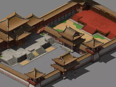 General Mansion-Compound-Architecture 3D model