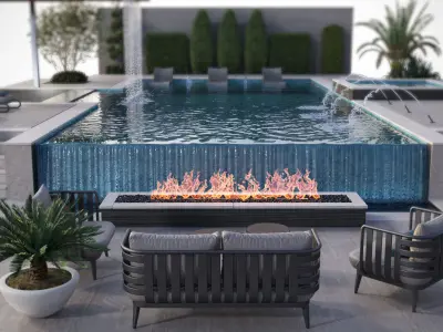 Swimming Pool 11 3D model