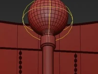 Wilson Floor Lamp  - Arteriors 3D model