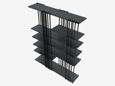 Cattelan Italia Arsenal Design Modular Bookcase 3D model