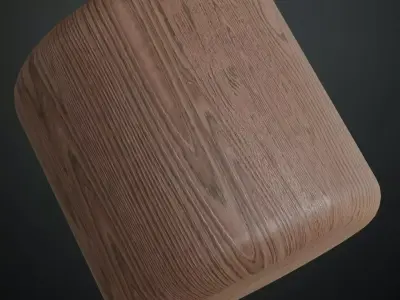 Vertical Bamboo Wood Slat Wall Panel PBR Texture