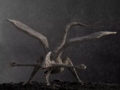 Bioraptor  Low-poly 3D model