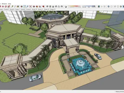 Sketchup Entrance B7 3D model
