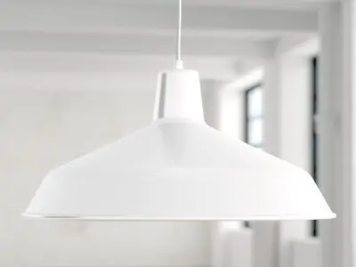 Zavijah 1 - Light Single Dome Pendant - 2 colour 3D model