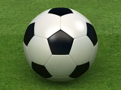 Soccer Ball  Low-poly 3D model