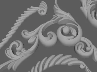 dekor ornament 3D model 171