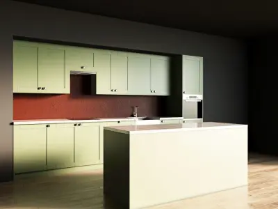 10-Kitchen10 matte 1 3D model