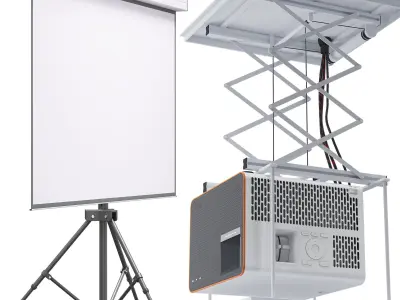 BenQ X1300i 4LED Gaming Projector 120Hz 3D model