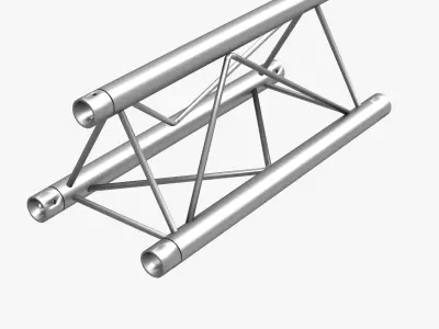 Mini Triangular Truss Collection - 14 PCS Modular 3D model