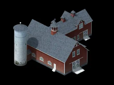 Heterogeneous - Building - Building B Building 05 3D model