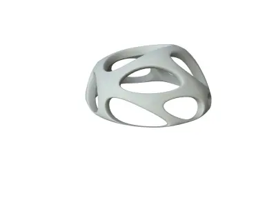 SciFi Cube Object No 49532 Low Poly Shape Low-poly 3D model