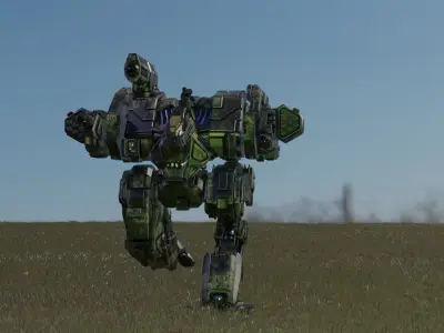 Lupus Nocte Assault Mecha 3D print model