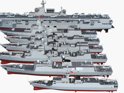  Chinese Navy Type 075 055 052DL 052D 052C 054A 056 