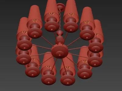 SCARLETT chandelier 3D model