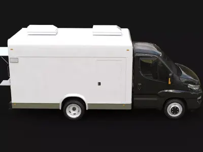 Modern Food Van 3D model