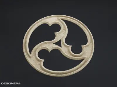 Gothic Tracery 3D model