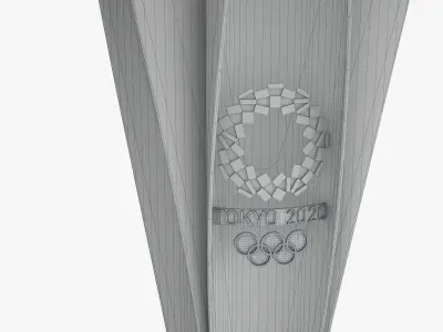 Tokyo 2020 Olympic Torch 3D model