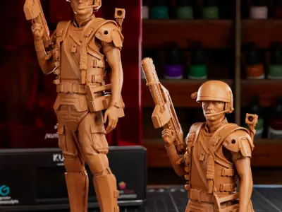 Corporal Hicks 3D print model