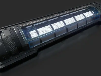 scifi light pack  Low-poly 3D model