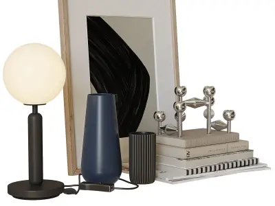 decorative set 9 3D model