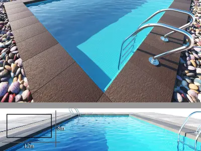 Swimming pool 3D model