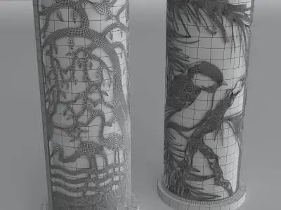 table lamp 2 3D model