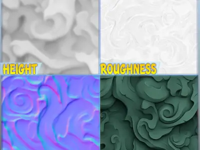 Stylized Ornaments Seamless Texture Texture