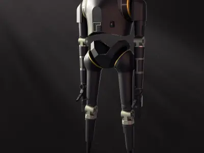 K2SO from Rogue one Low-poly 3D model