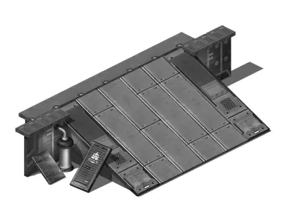 Space Station - Slope 03 3D model