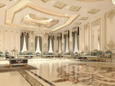 classic majlis 3D model