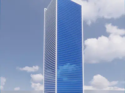 Parametric Building 1a5 3D model