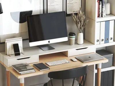 Office workplace 27 3D model