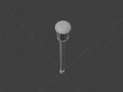 Street light 3D model 2