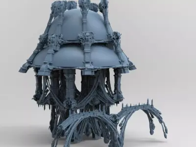 Ancient Crete Arena Dome  3D model