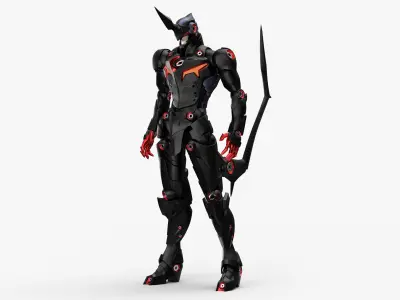 Gurren Lagann Lazengann 3D model