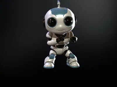 Minirobotic1 Low-poly 3D model