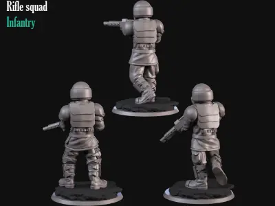 Sci fi Rifle 3D print model