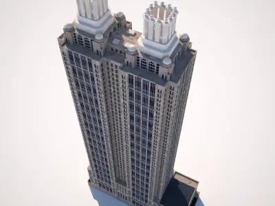 191 Peachtree Tower 3D model