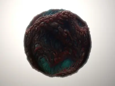 Material Skin Monster 18 Seamless PBR Texture Texture