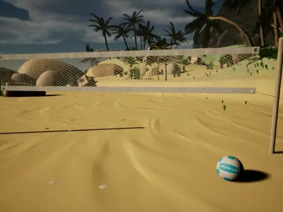 Beach Asset Pack Low-poly 3D model