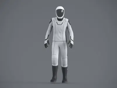 SpaceX spacesuit martian suit astronaut 3D print model
